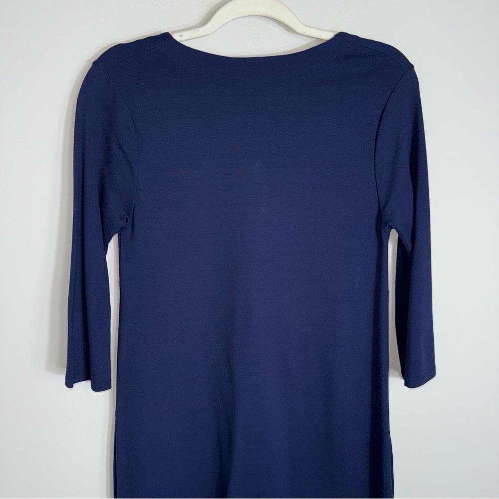 Ruby Rd. Navy V-Neck Mini Dress - Picture 9 of 9